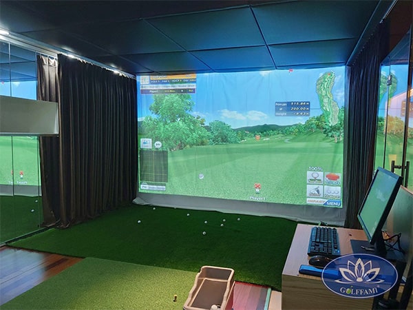 Phòng tập golf 3D tại Time City