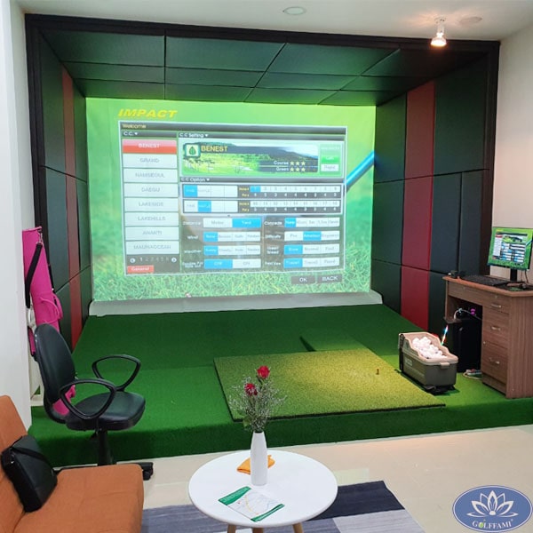 Phòng dịch vụ chơi golf 3D trong nhà