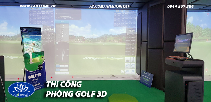 Chuỗi phòng golf 3d TAT golf Hà Nội