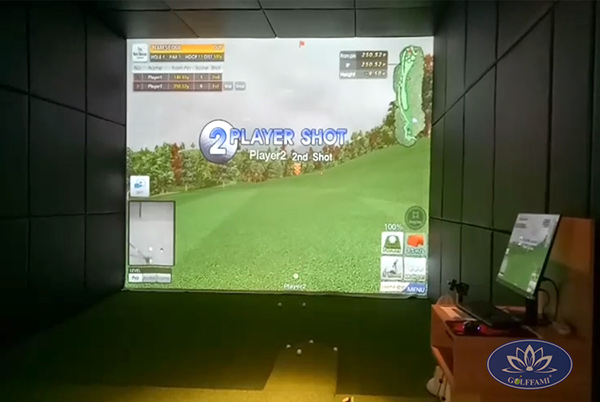 Phòng tập golf 3D thảm địa hình tại Đức Trọng Lâm Đồng