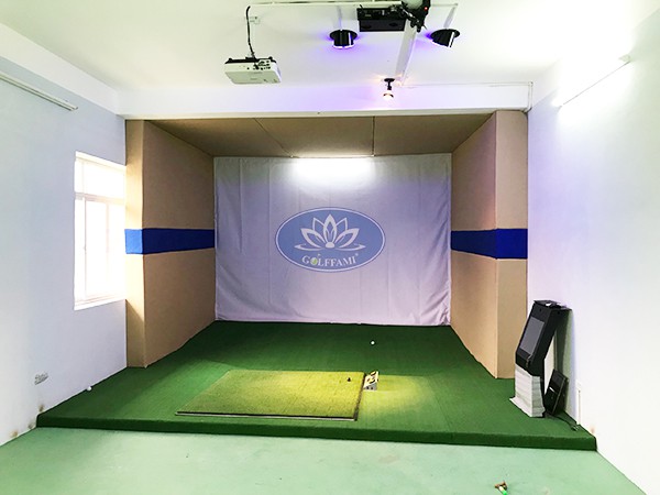 tư vấn thiết kế phòng tập golf 3D
