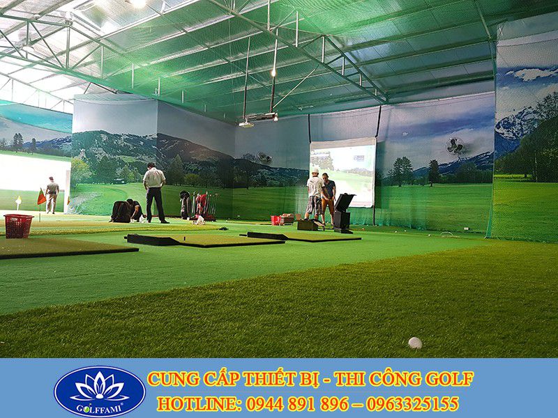 Quy trình lắp đặt phòng golf 3D tại Golffami 