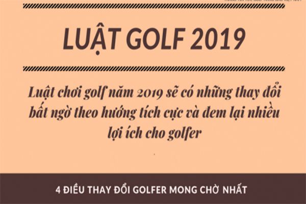 Tìm hiểu luật golf 2019: Có gì mới?