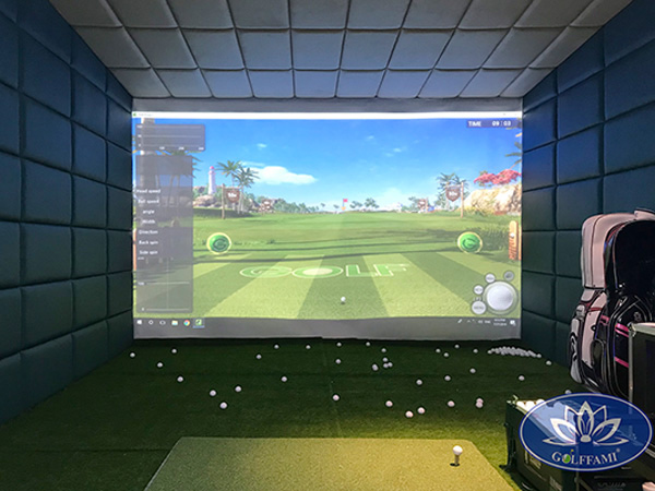 Phòng tập golf 3D tại Linh Lang Hà Nội