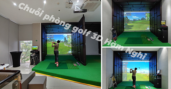 Phòng golf 3d vinhome Hàm Nghi