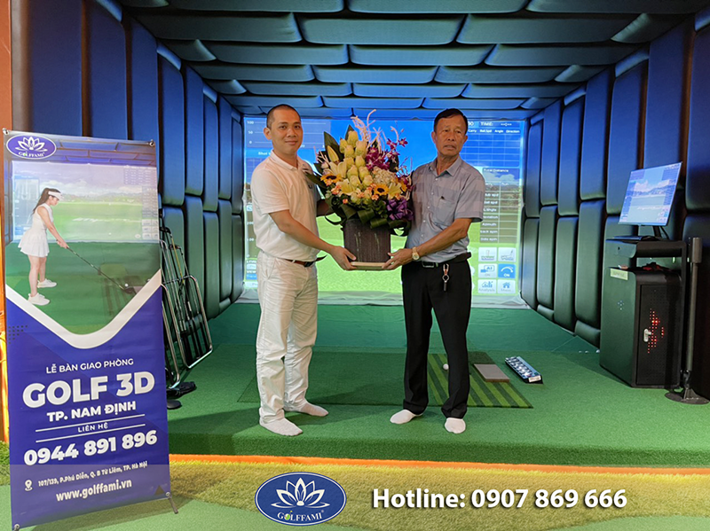 Golffami thi công phòng golf 3d tại thành phố Nam Định
