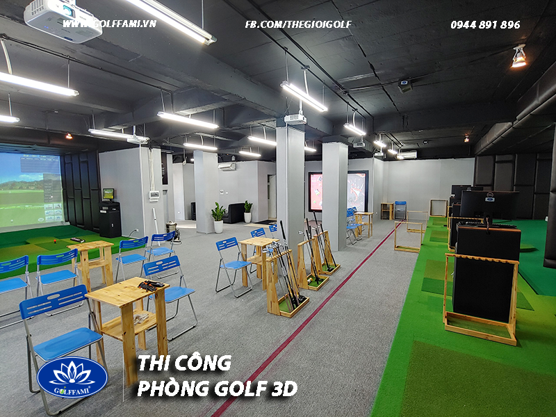 Chuỗi phòng golf 3d TAT golf Hà Nội