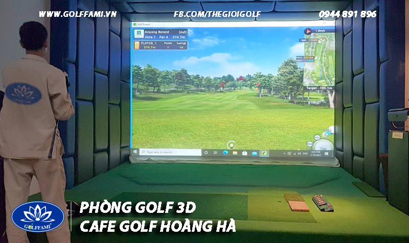 Cafe golf 3d Hoàng Hà Hà Nội