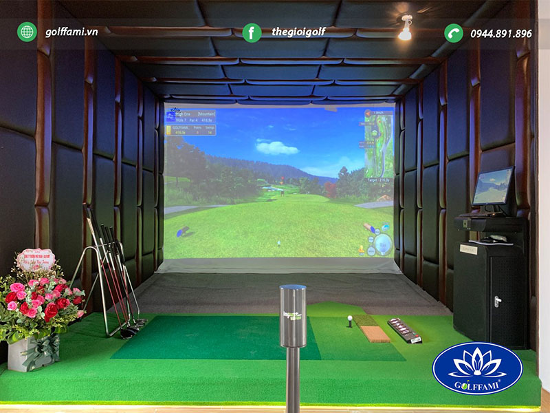 Phòng golf 3D anh Phi Hải Phòng