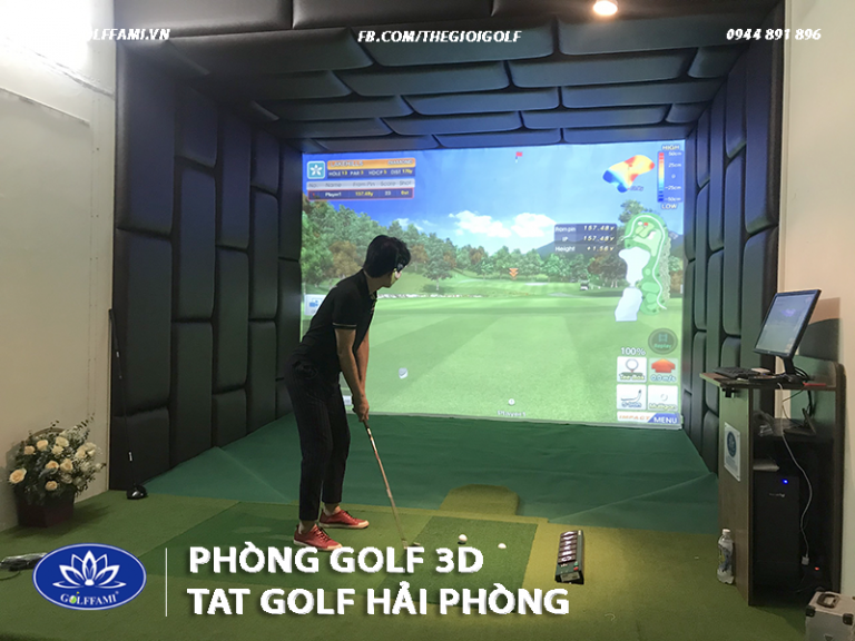 Phòng golf 3D TAT Golf Hải Phòng