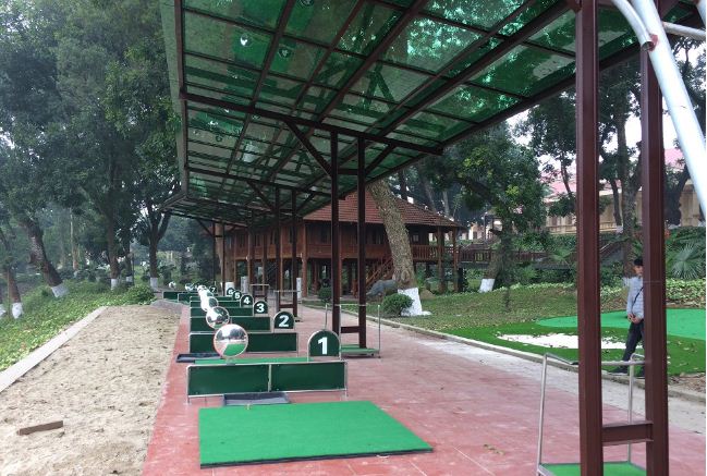 Sân tập golf Quân khu 2 Việt Trì